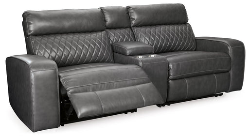 Samperstone - Power Reclining Sectional - Albert's Furniture (Wayne, MI)