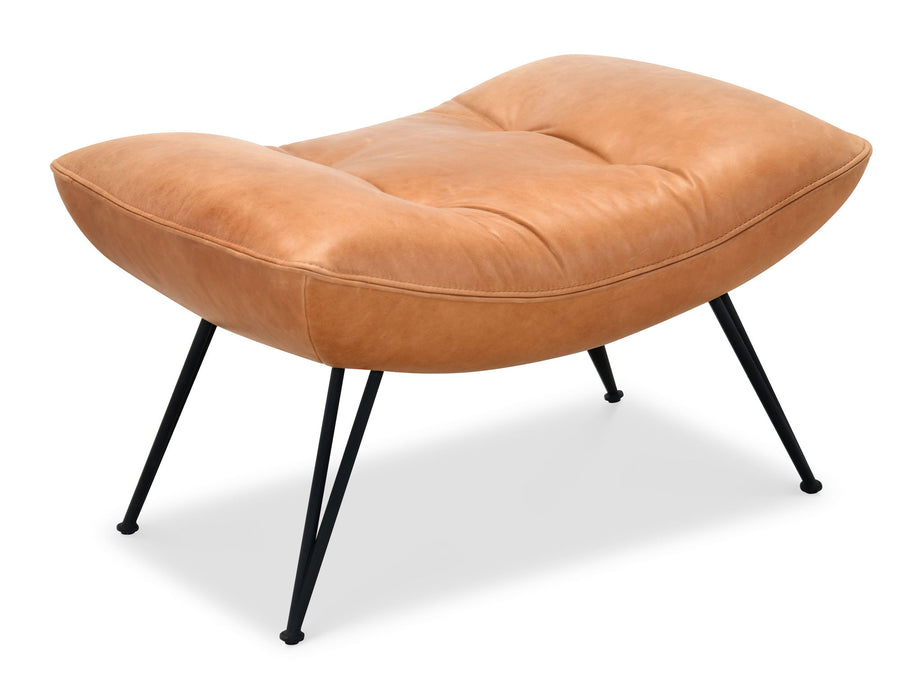 CC - Kayne Ottoman - Light Brown