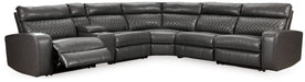 Samperstone - Power Reclining Sectional - Albert's Furniture (Wayne, MI)