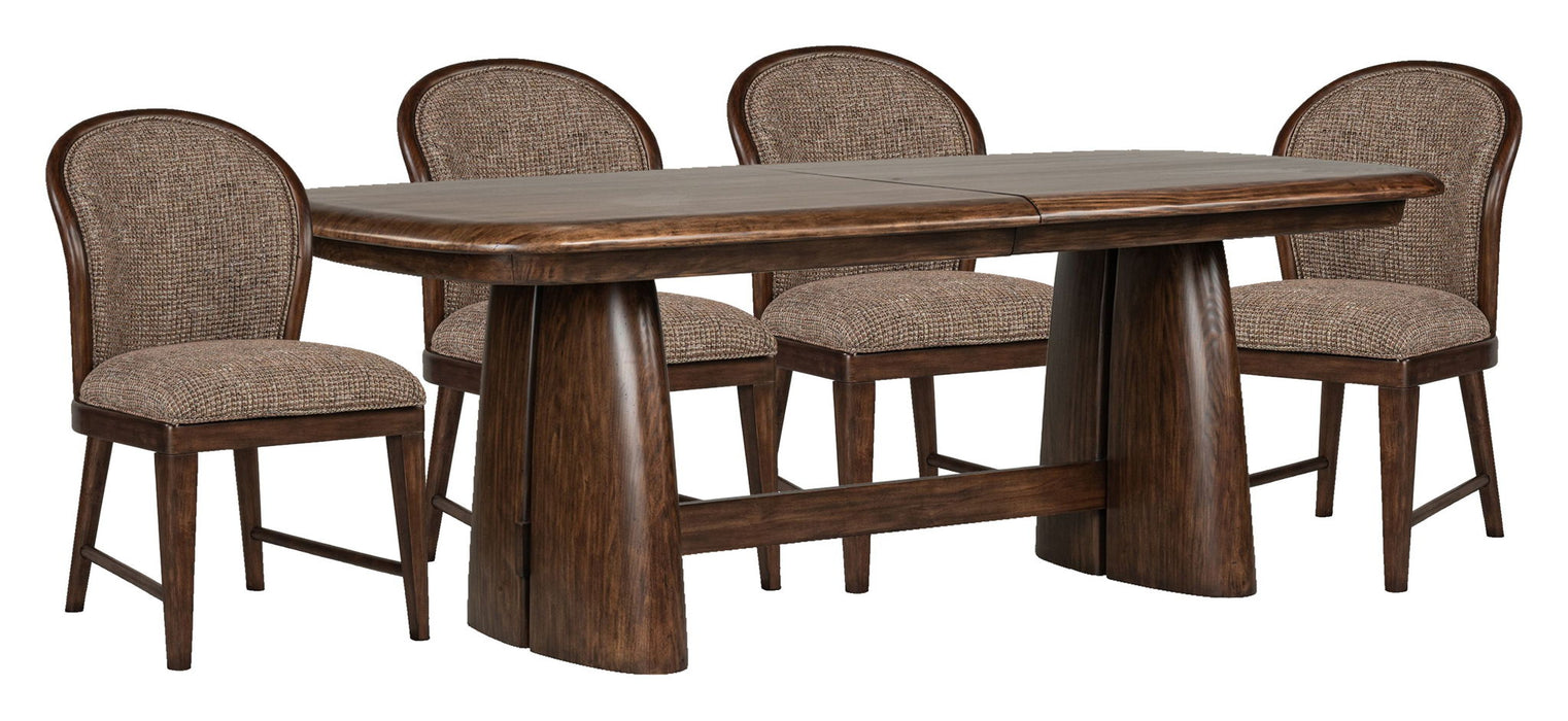 Belville - Extendable Trestle Dining Table Set