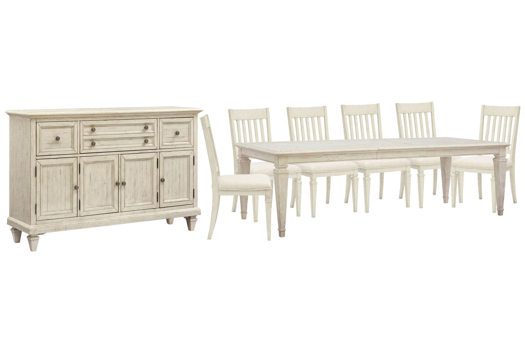 Newport - 8 Piece Extendable Rectangular Dining Table Set