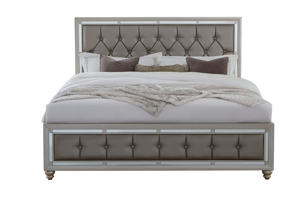 Riley - Full Bed Headboard - Silver