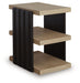 Rylandyn - Rectangular End Table - Black / Light Brown - Albert's Furniture (Wayne, MI)