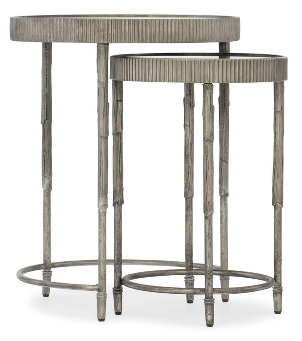 Home Accent - Accent Nesting Tables - Pearl Silver