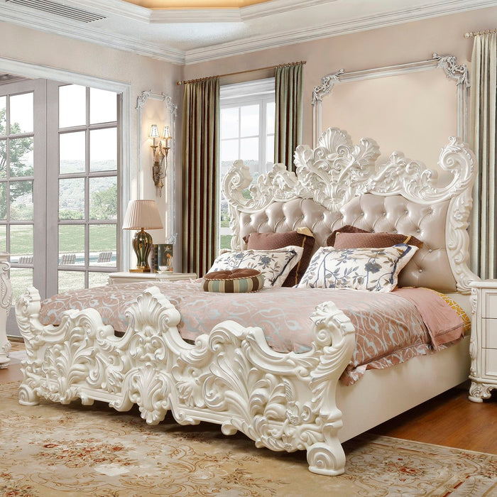 HD-8008Iv - Eastern King Bed - Ivory