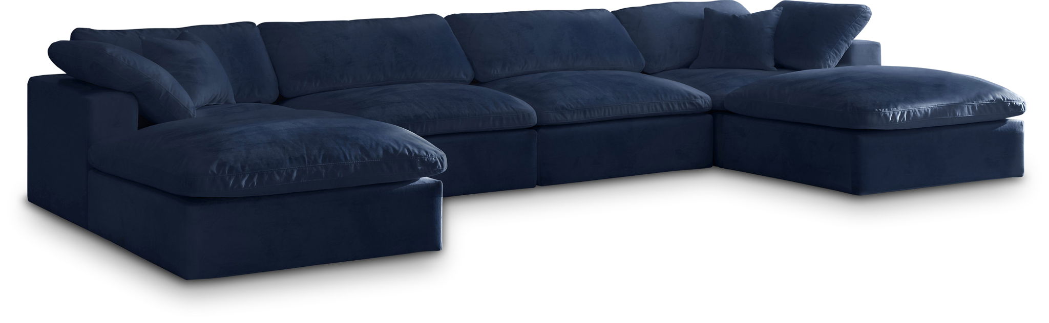 Cozy - 6 Piece Modular Double Chaise Sectional