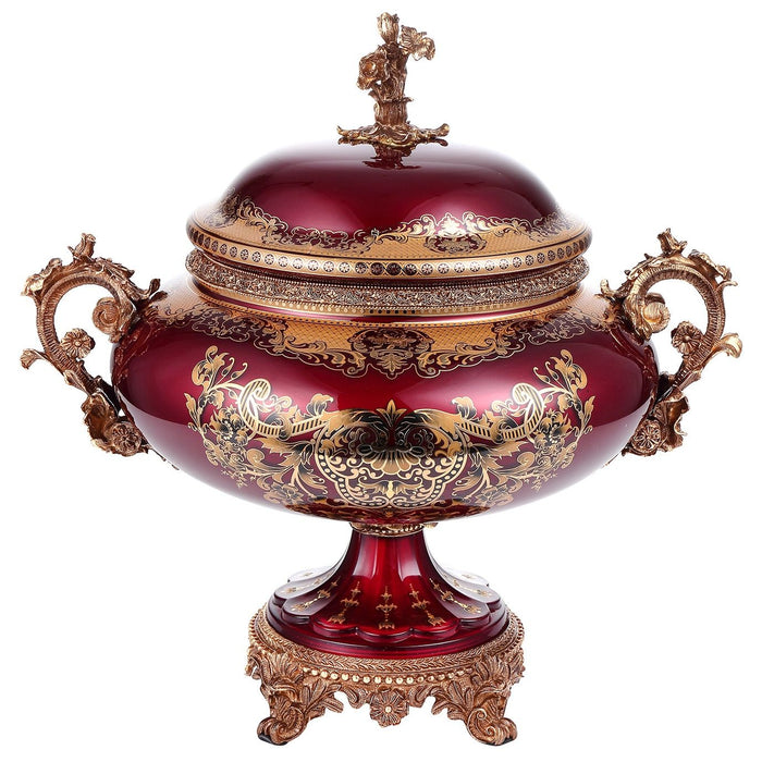 HD-6009XL - Urn - Red / Gold