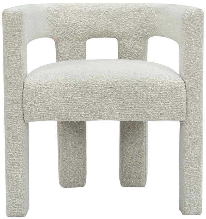 Athena - Boucle Fabric Dining Chair