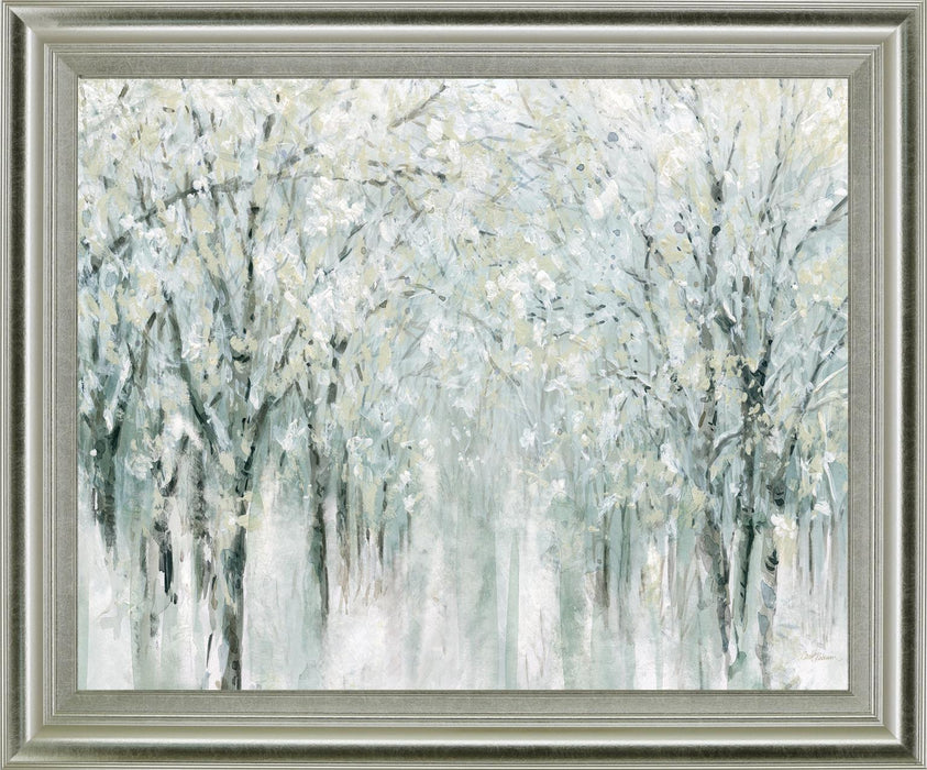 Frosted Grove - 28" x 34" Framed Wall Art - Gray - Albert's Furniture (Wayne, MI)