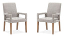 Lindon - Dining Arm Chair With Upholstered Seat & Back (Set of 2) - Albert's Furniture (Wayne, MI)