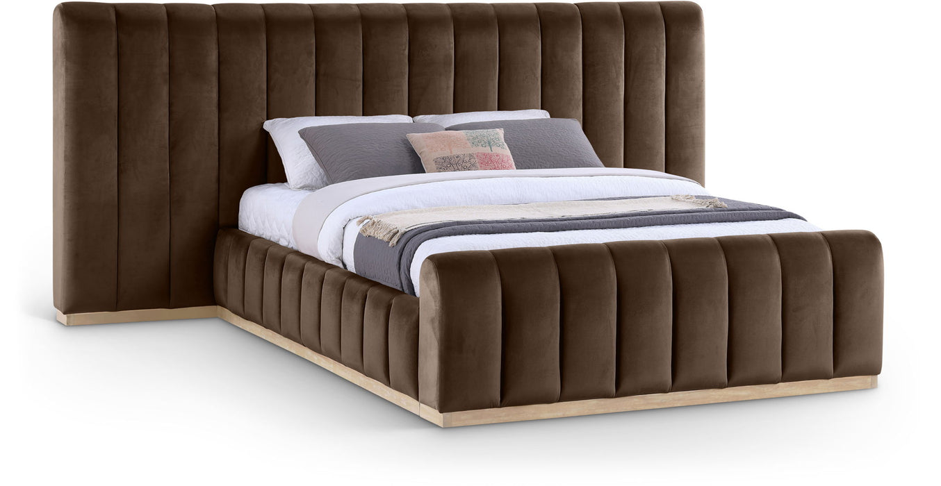 Amara - Velvet Upholstered Bed