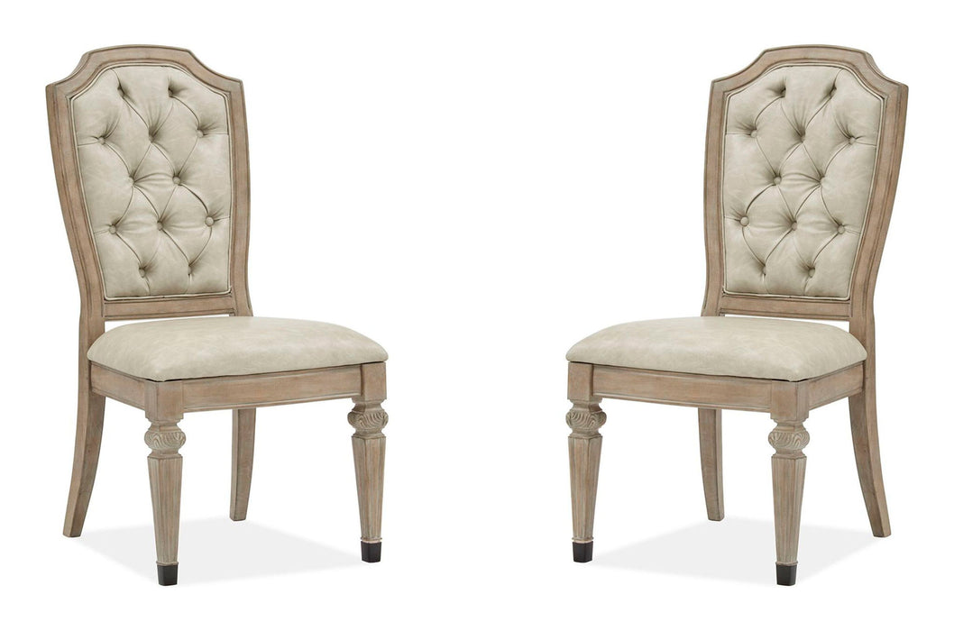 Marisol - Dining Side Chair With Upholstered Seat and Back (Set of 2) - Fawn