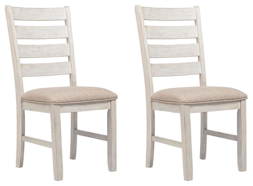 Skempton - Dining UPH Side Chair (Set of 2) - White - Albert's Furniture (Wayne, MI)