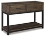 Johurst - Sofa Table - Grayish Brown - Albert's Furniture (Wayne, MI)
