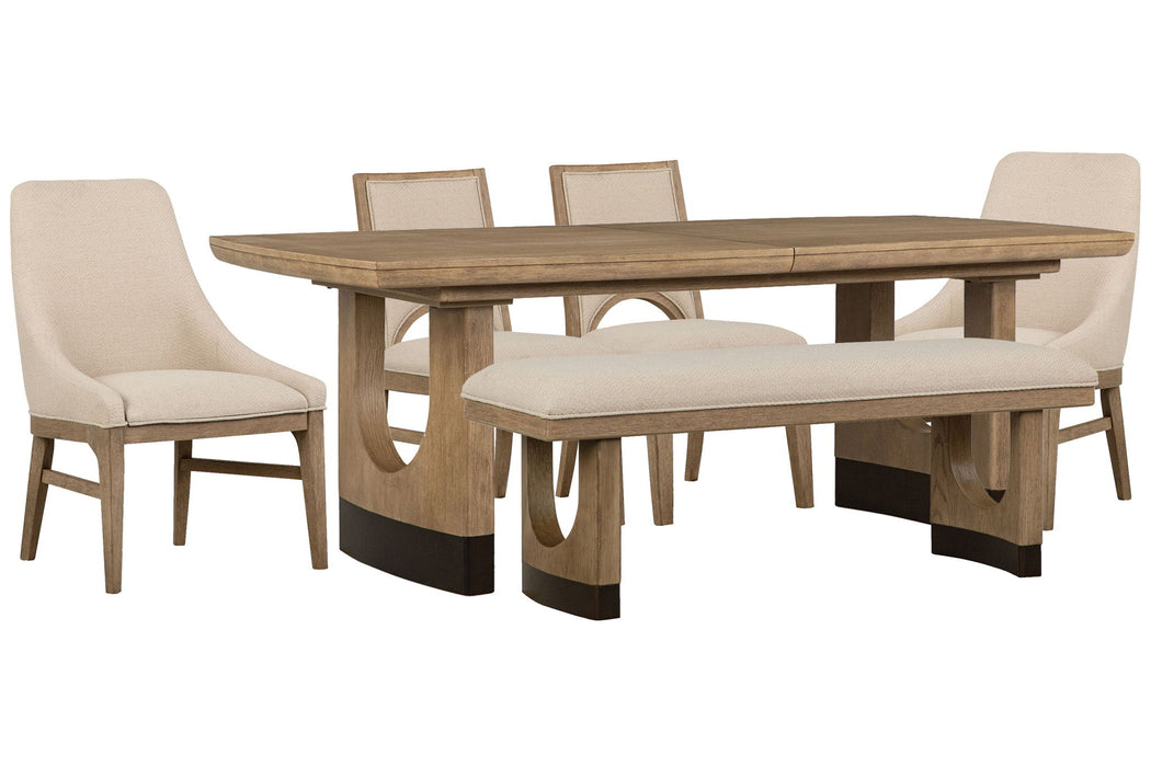 Tristan - Extendable Trestle Dining Table Set