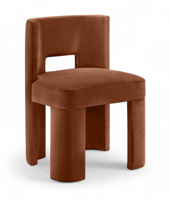 Zuno - Velvet Performance Fabric Upholstered Dining Chair (Set of 2)