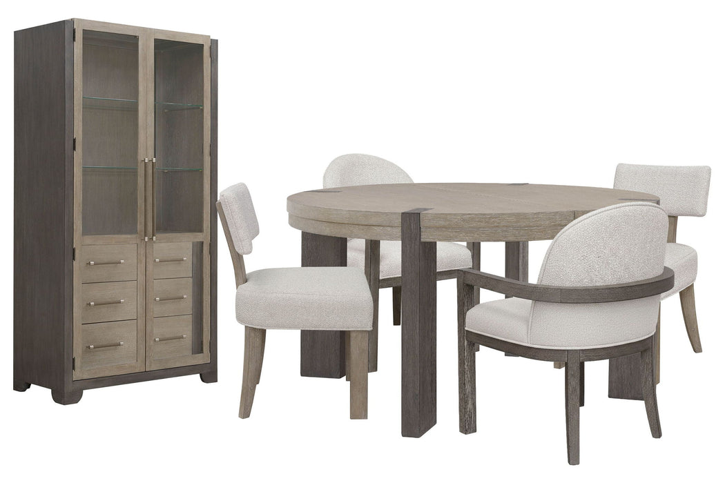 Anderson Park - Round Dining Table Set With Klismos Chairs
