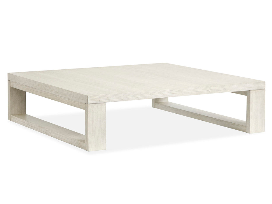 Refton - Square Cocktail Table - Balboa Mist - Albert's Furniture (Wayne, MI)