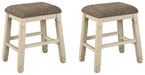 Bolanburg - Upholstered Stool (Set of 2) - Beige - Albert's Furniture (Wayne, MI)