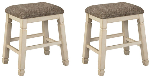 Bolanburg - Upholstered Stool (Set of 2) - Beige - Albert's Furniture (Wayne, MI)