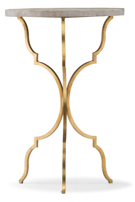 Home Accent - Round Martini Table - Gold