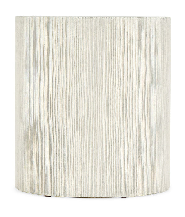 Serenity - Swale Round Side Table - White