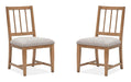 Lindon - Dining Side Chair With Upholstered Seat (Set of 2) - Albert's Furniture (Wayne, MI)