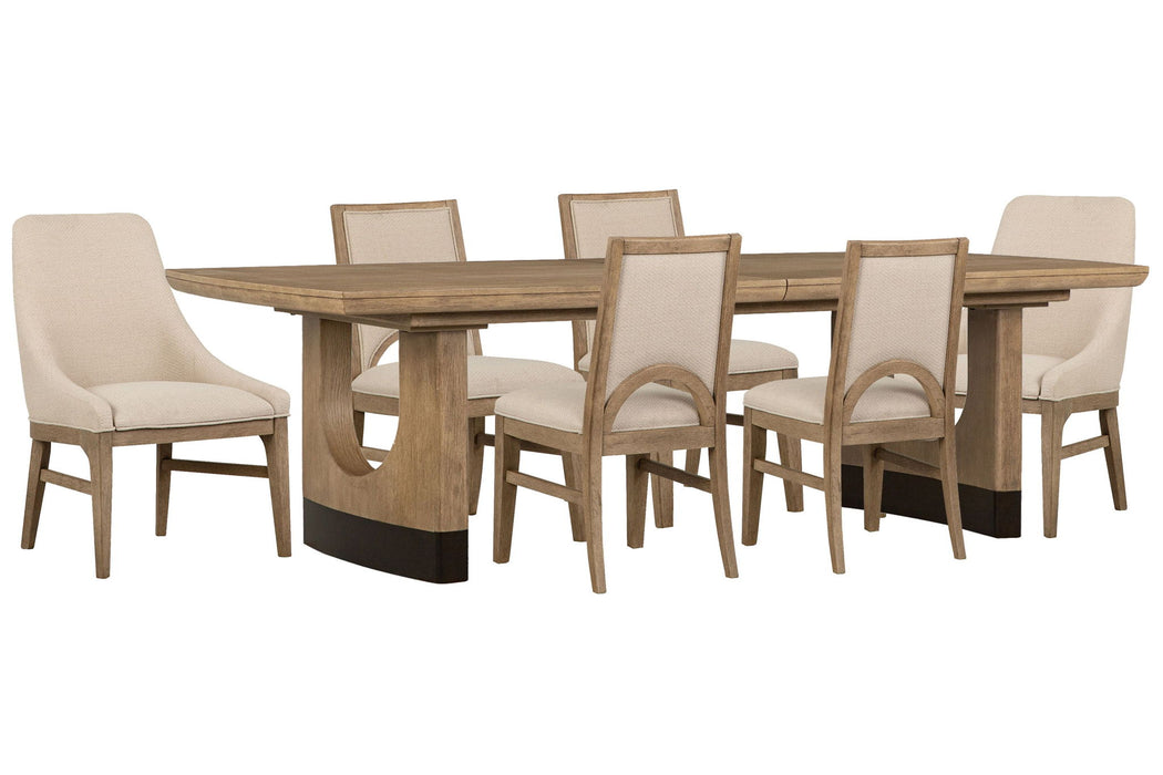Tristan - Extendable Trestle Dining Table Set