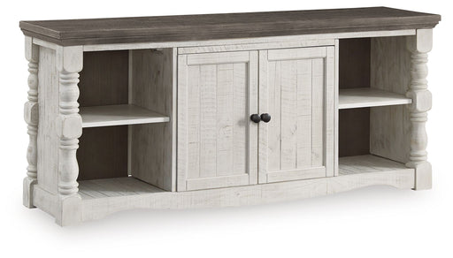 Havalance - Extra Large TV Stand - 2 Doors - Brown / Beige - Albert's Furniture (Wayne, MI)