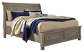 Lettner - Sleigh Bed - Albert's Furniture (Wayne, MI)