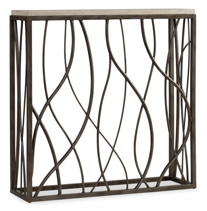 Home Accent - Thin Metal Console - Dark Gray