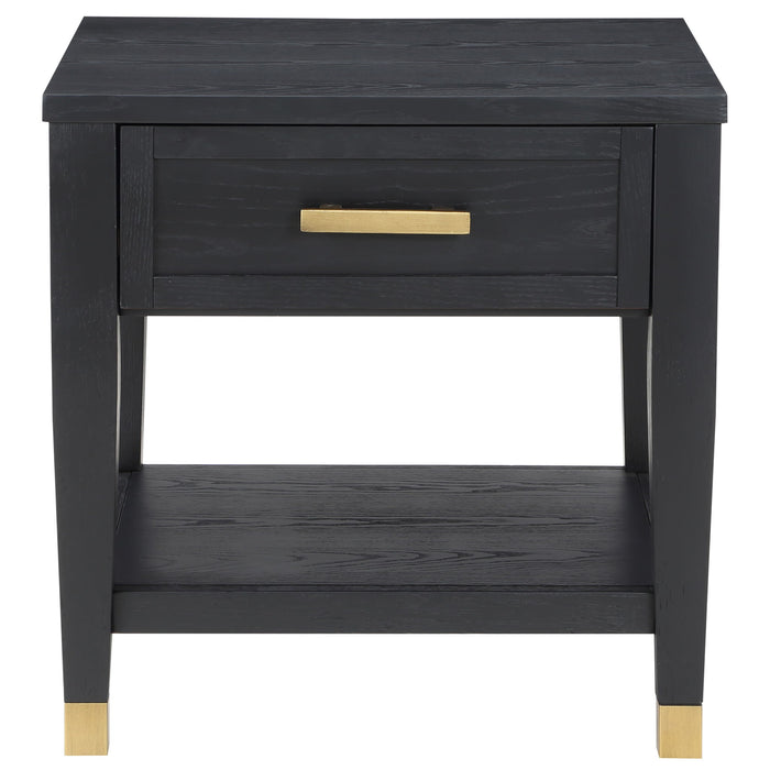 Yves - End Table - Black