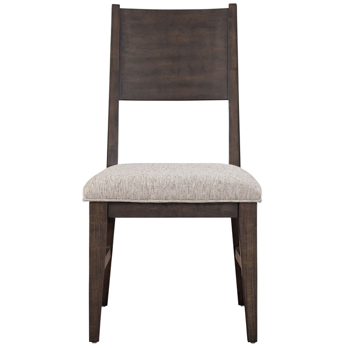 Norvell - Side Chair (Set of 2) - Gray / Brown