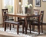 Bennox - Dining Room Table Set (Set of 6) - Brown - Albert's Furniture (Wayne, MI)