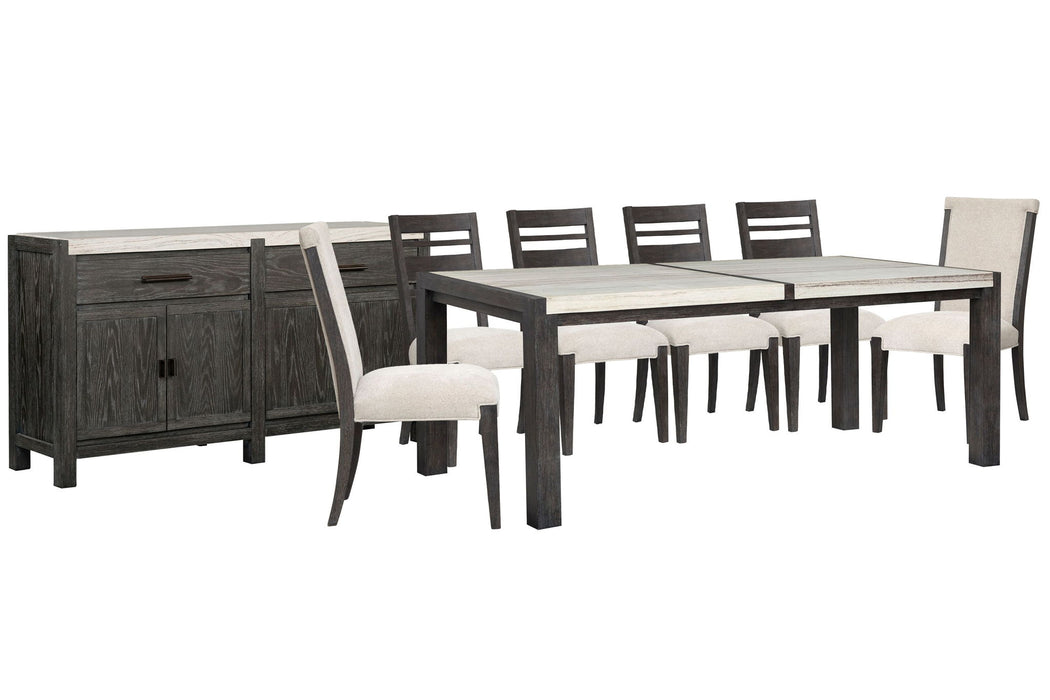 Plum Creek - 8 Piece Rectangular Dining Table Set