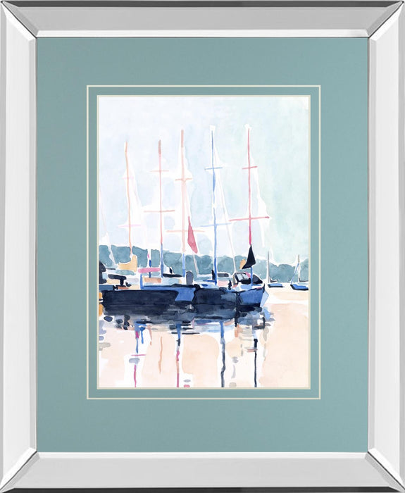 Watercolor Boat Club I By Emma Scarvey - Beige