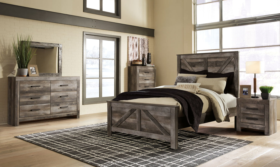 Wynnlow - Crossbuck Panel Bedroom Set - Albert's Furniture (Wayne, MI)