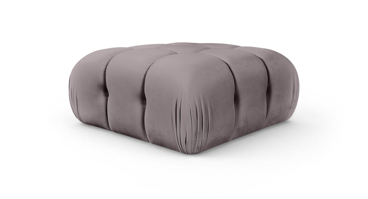 Orin - Velvet Performance Fabric Upholstered Modular Ottoman