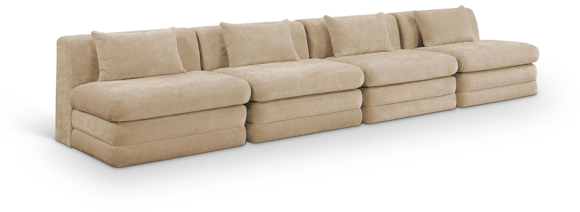Stellar - 4 Piece Upholstered Modular Sectional