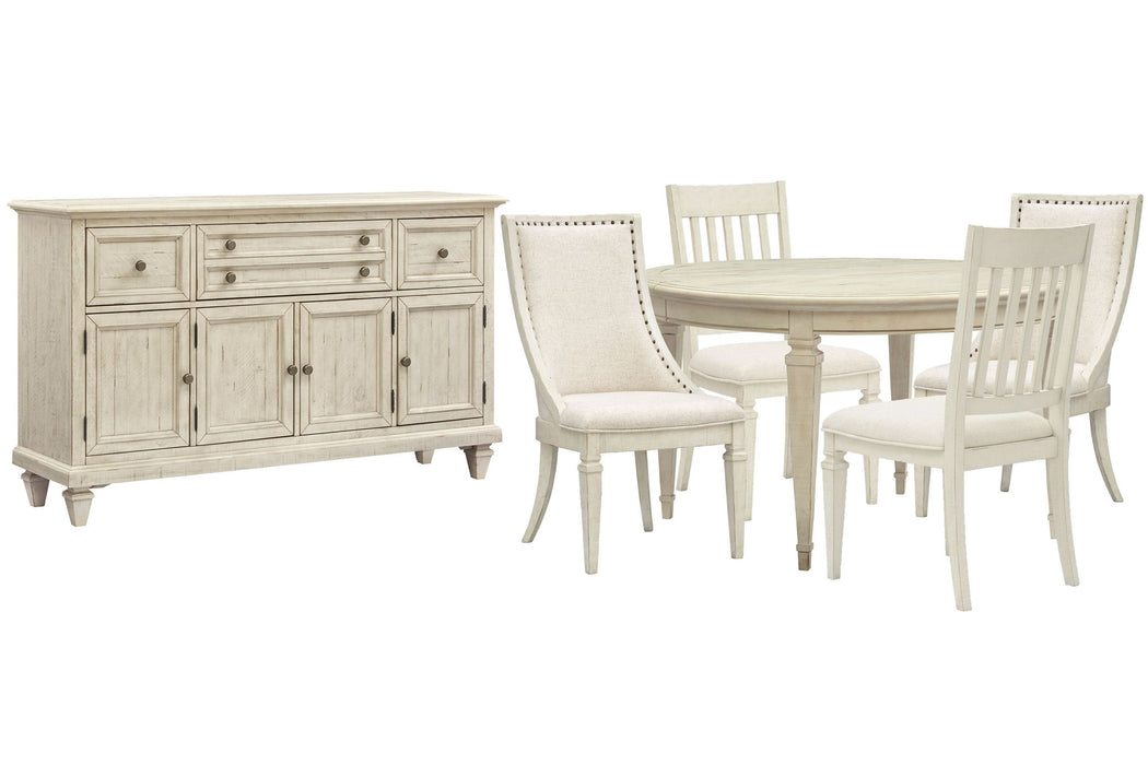 Newport - Extendable Round Dining Table Set