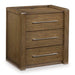 Marxmore - Three Drawer Night Stand - Brown - Albert's Furniture (Wayne, MI)