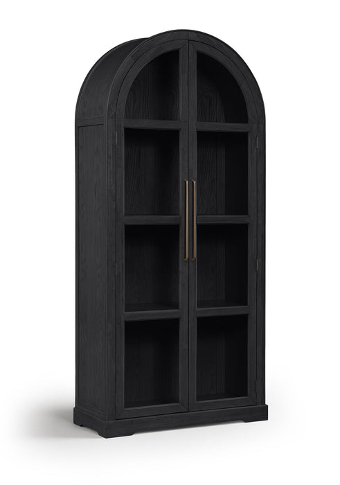 Corva - Solid Wood, Oak Veneer And Stainless Steel Storage Cabinet