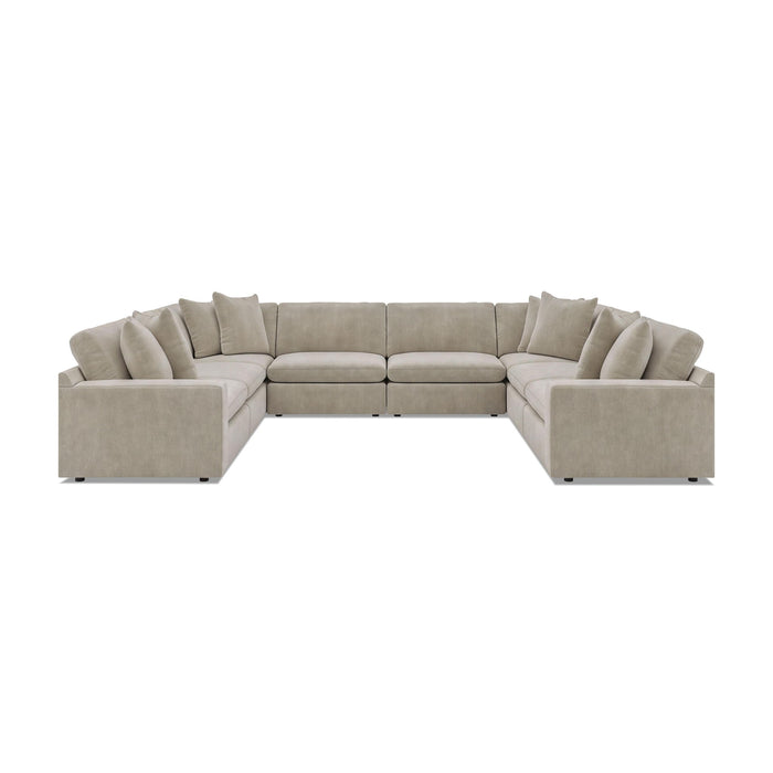 Maxton Heights - 8-Piece Sectional - Pebble