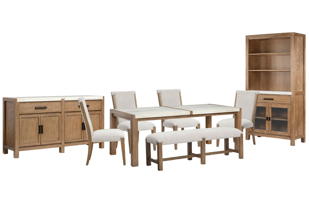 Plum Creek - 8 Piece Rectangular Dining Table Set