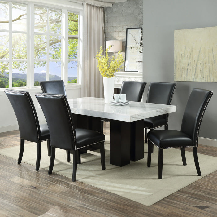 Camila - Rectangular Dining Set - White Top