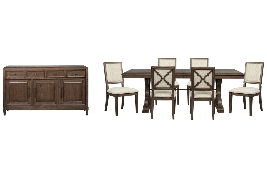 Jubilee - Extendable Trestle Dining Table Set