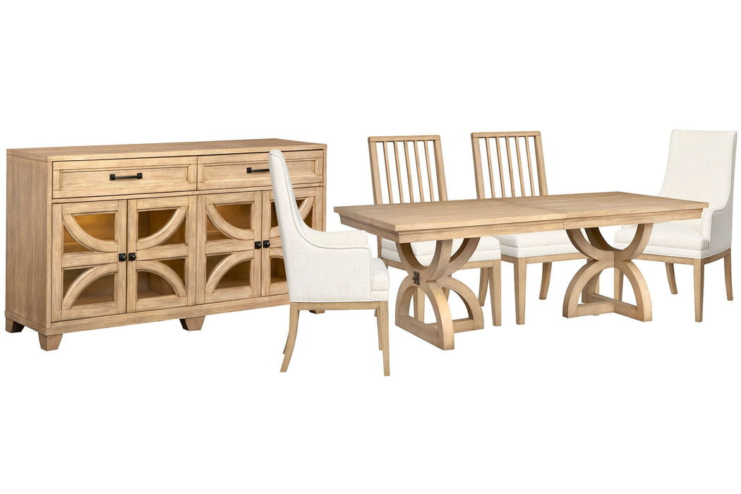 Coventry - Extendable Trestle Dining Table Set