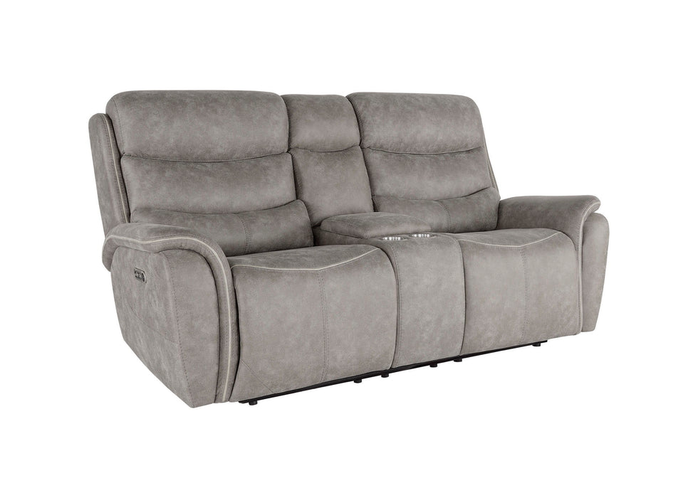 Kamari - Reclining Console Loveseat - Albert's Furniture (Wayne, MI)