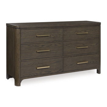 Radkin - Dresser - Burnished Brown - Albert's Furniture (Wayne, MI)