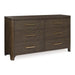 Radkin - Dresser - Burnished Brown - Albert's Furniture (Wayne, MI)